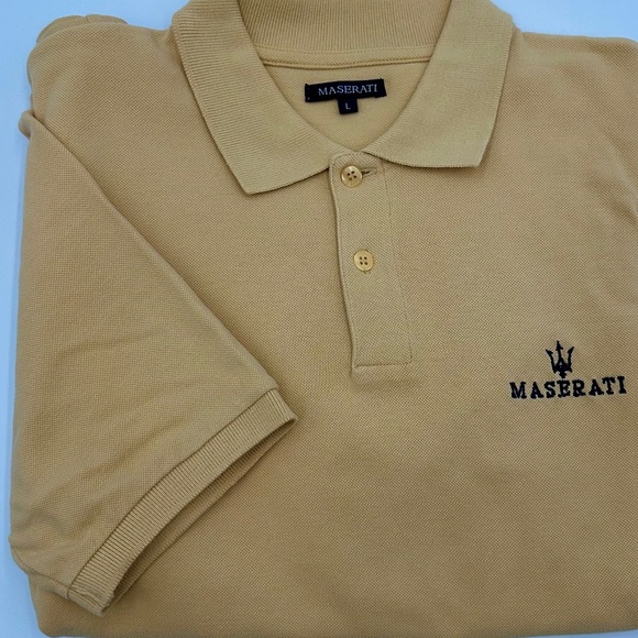 Maserati Polo Style Shirt Men’s SZ L - Picture 1 of 6